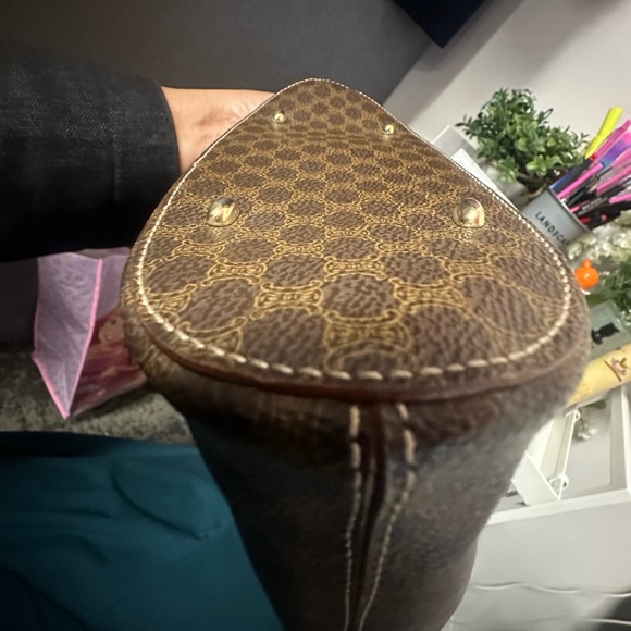 Céline Macadam Vintage Handbag with Round Handle - Picture 14 of 17